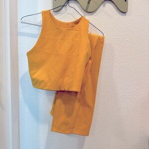 Girlfriend Collective Dylan Bra and Compressive Pocket Legging (SELLING AS SET)